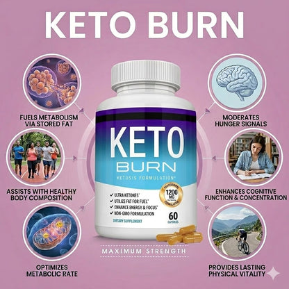 Ketogenic Capsules With Turmeric And Caffeine 60 Count